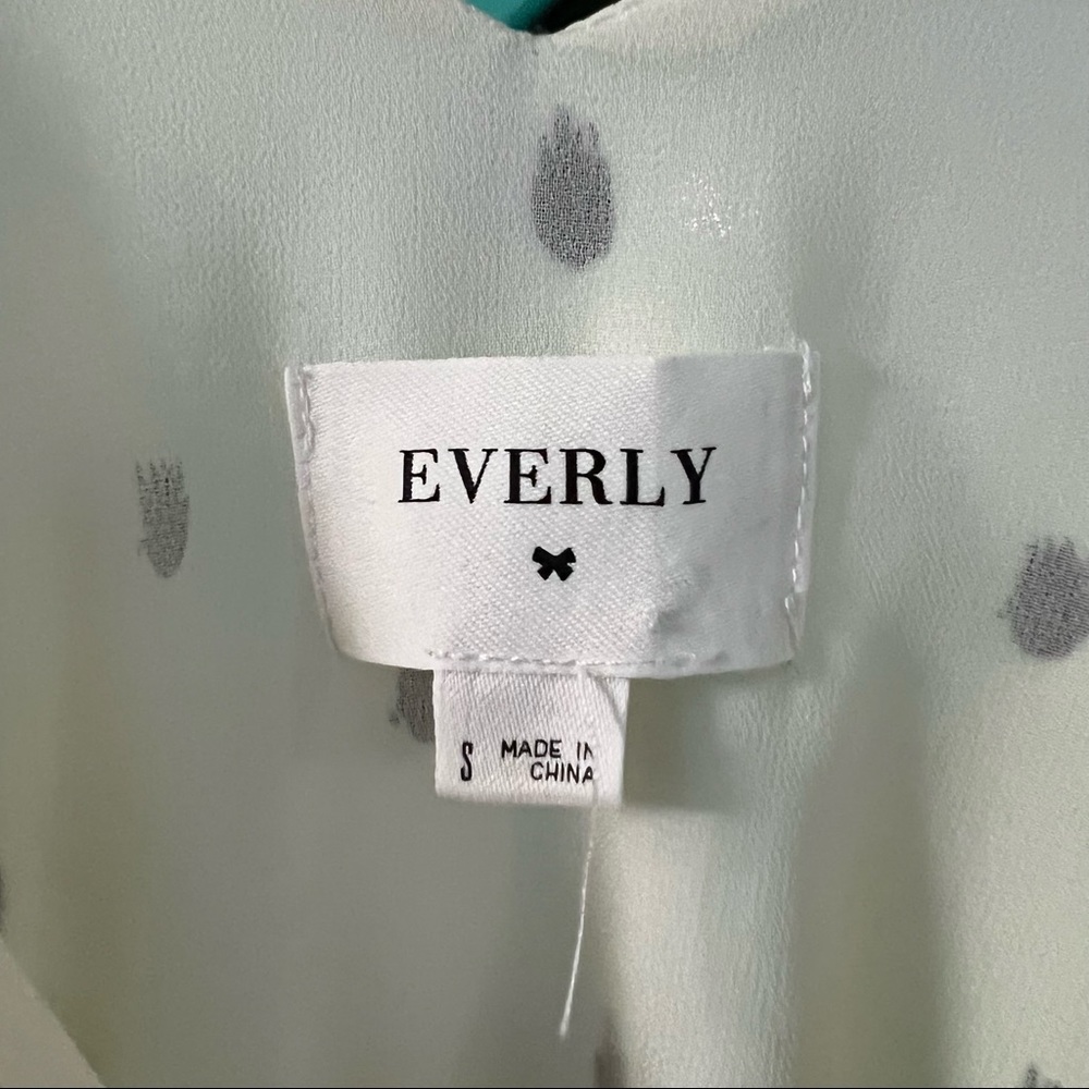 Everly Sweetheart Polka Dot Maxi Dress with Pockets Size Small - Picture 4 of 9